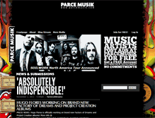 Tablet Screenshot of musik.parce.tv